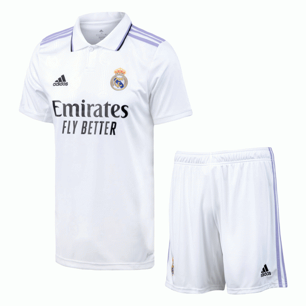 Real Madrid Soccer Jersey Home Kit(Jersey+Shorts) Replica 2022/23